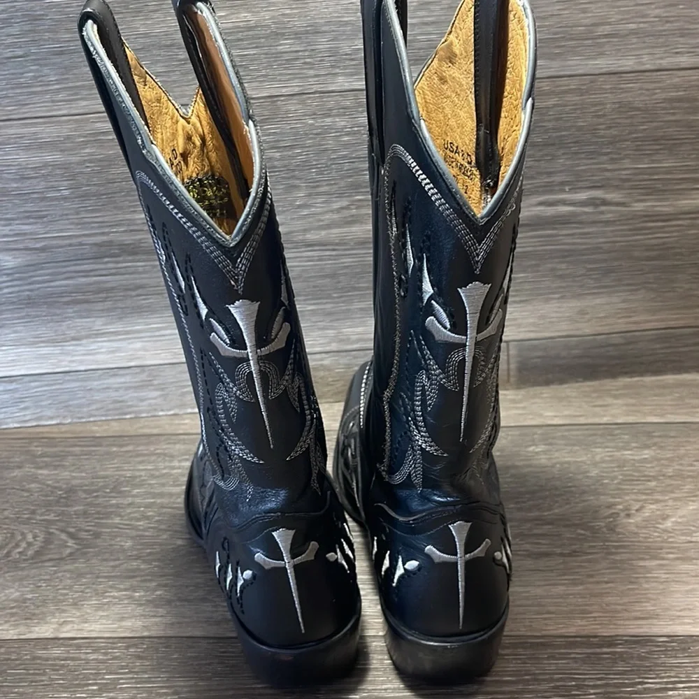 Jb Dillon cow boy boots mens size 8 D